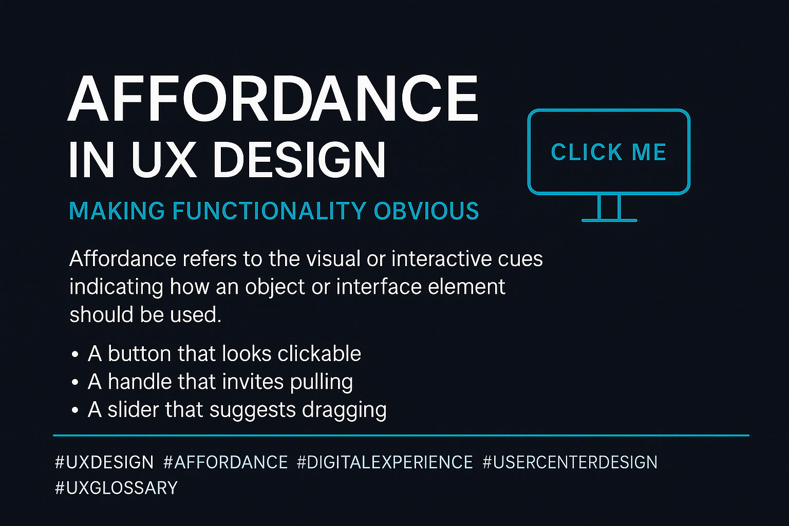 Affordance in UX Design